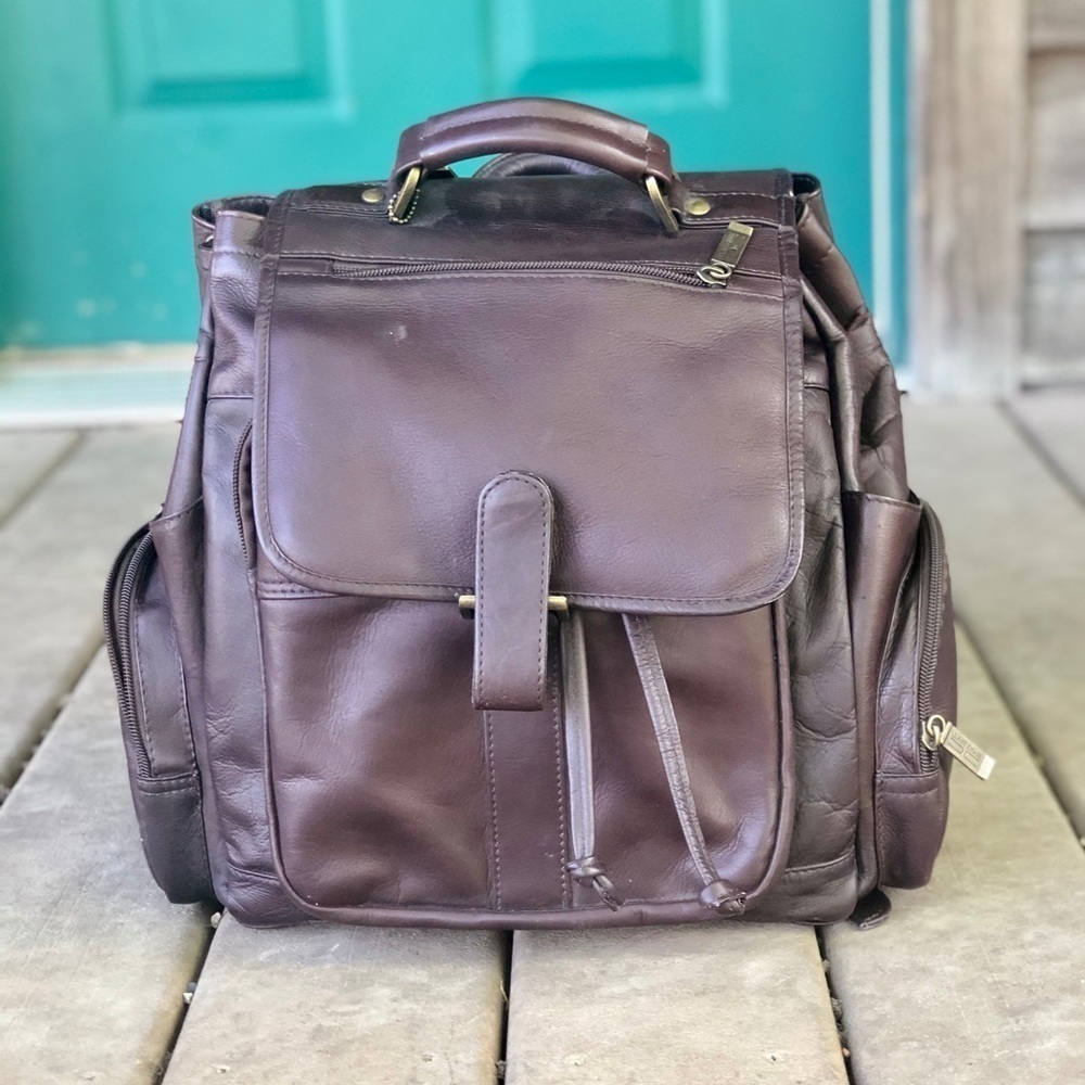 ClaireChase uptown leather backpack